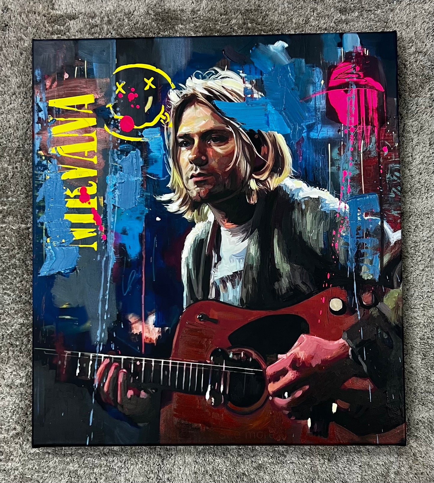 Kurt Unplugged(Reworks No.2) Limited Edition,hand-embellished print