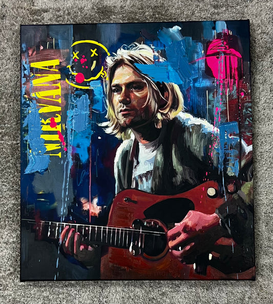 Kurt Unplugged(Reworks No.2) Limited Edition,hand-embellished print