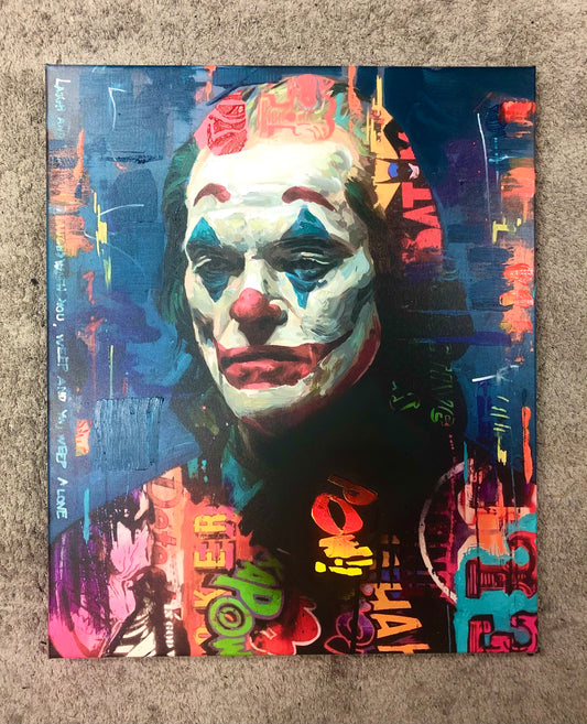 The Joker  (Reworks No.3) Limited Edition,hand-embellished print