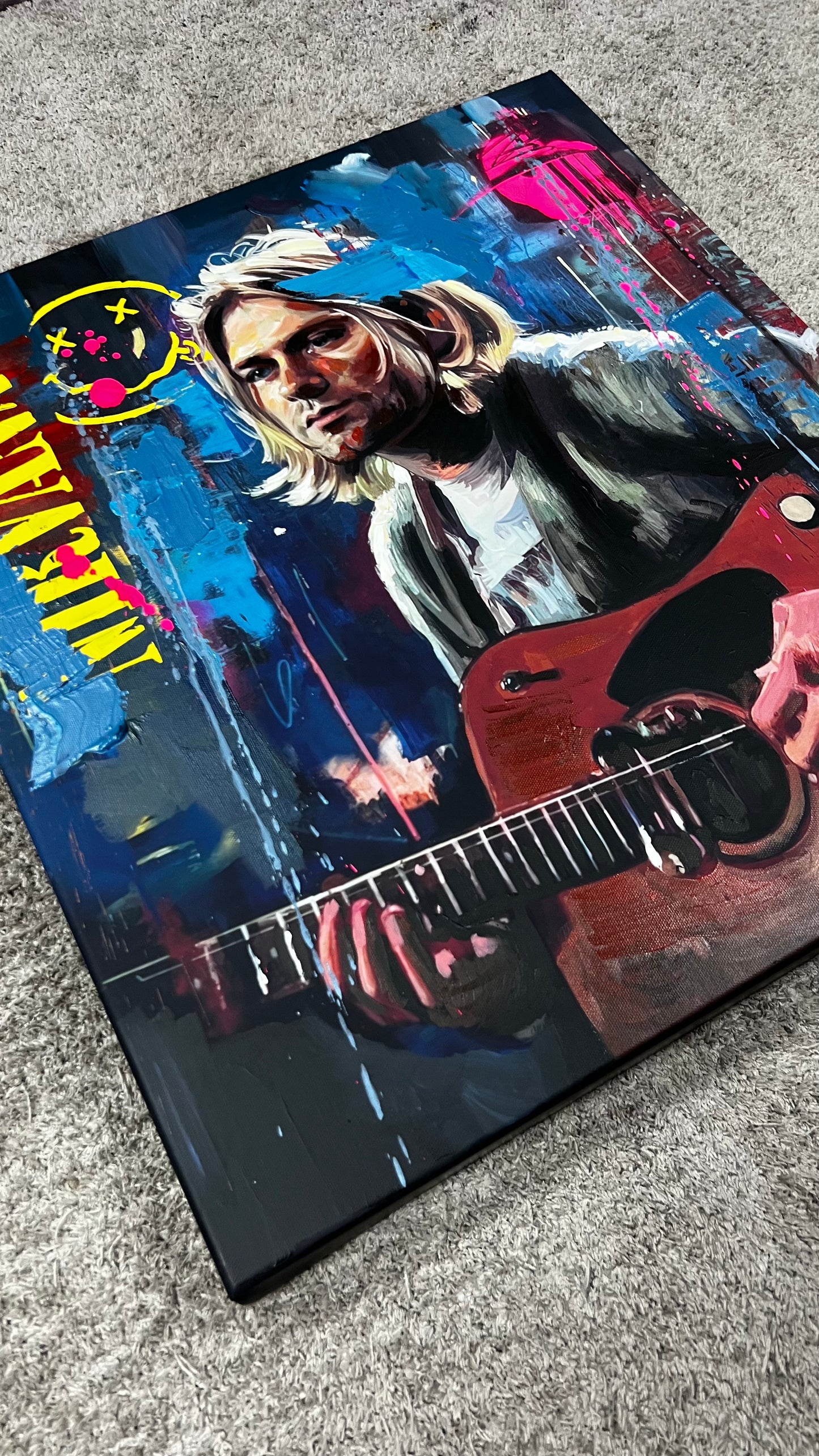 Kurt Unplugged(Reworks No.2) Limited Edition,hand-embellished print