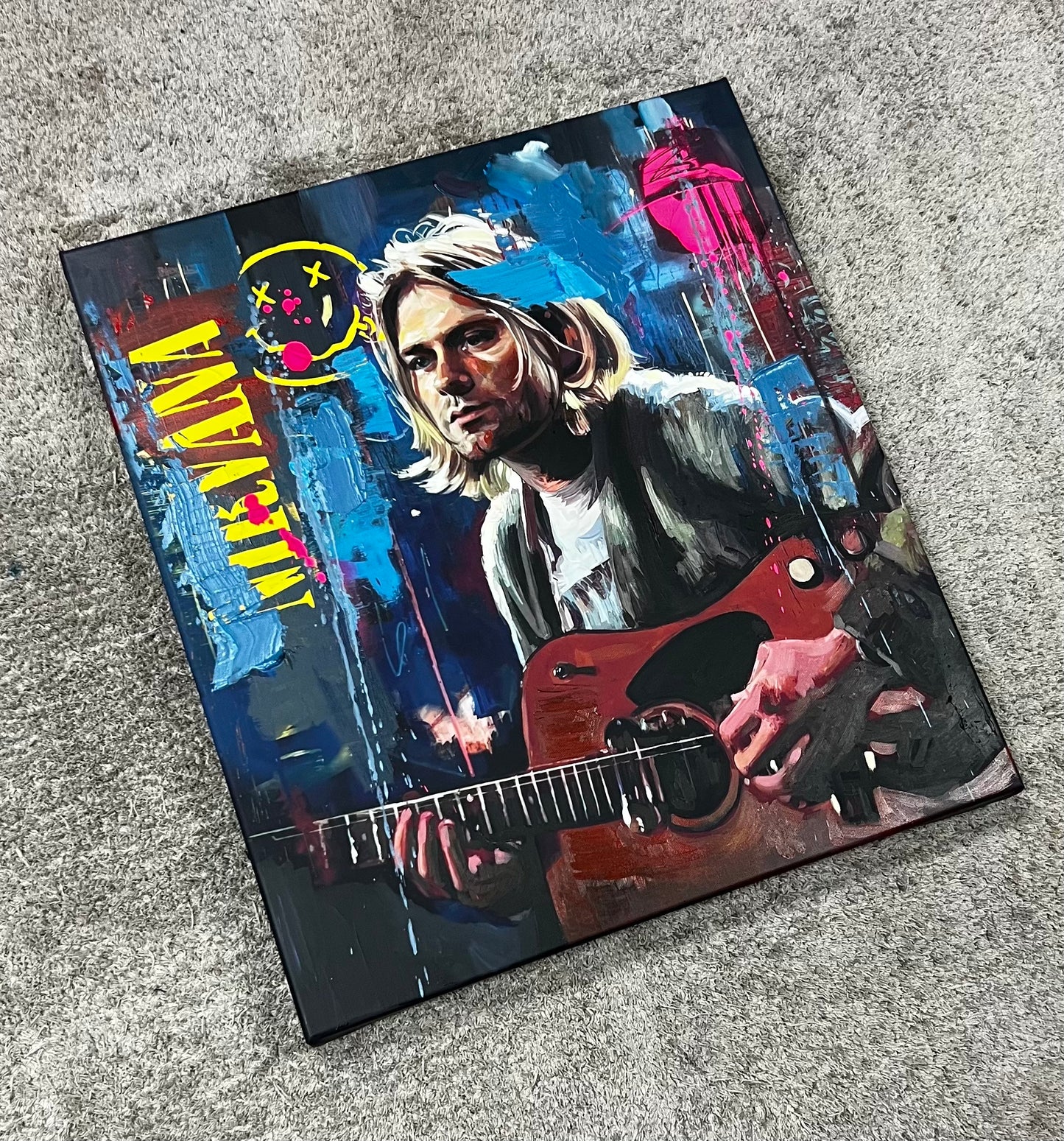 Kurt Unplugged(Reworks No.2) Limited Edition,hand-embellished print