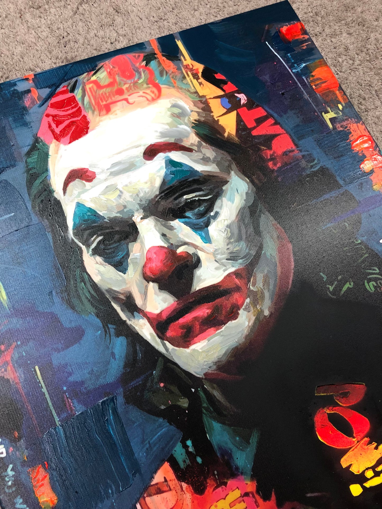 The Joker  (Reworks No.3) Limited Edition,hand-embellished print